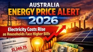 Australia Energy Price Alert 2026: Electricity Costs Rise as Households Face Higher Bills