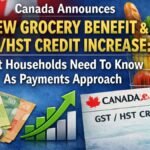 Canada Announces New Grocery Benefit & GST/HST Credit Increase: What Households Need To Know As Payments Approach