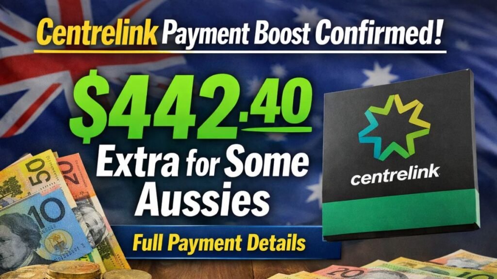Centrelink Payment Boost Confirmed: $442.40 Extra for Some Aussies — Full Payment Details