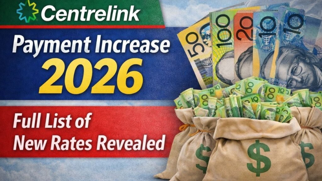 Centrelink Payment Increase 2026: Full List of New Rates Revealed