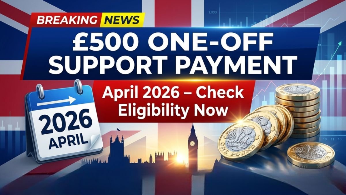 DWP Confirms £500 One‑Off Support Payment for April 2026 – Check Eligibility Now