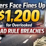 Drivers Face Fines Up to $1,200 for Overlooked Road Rule Breaches