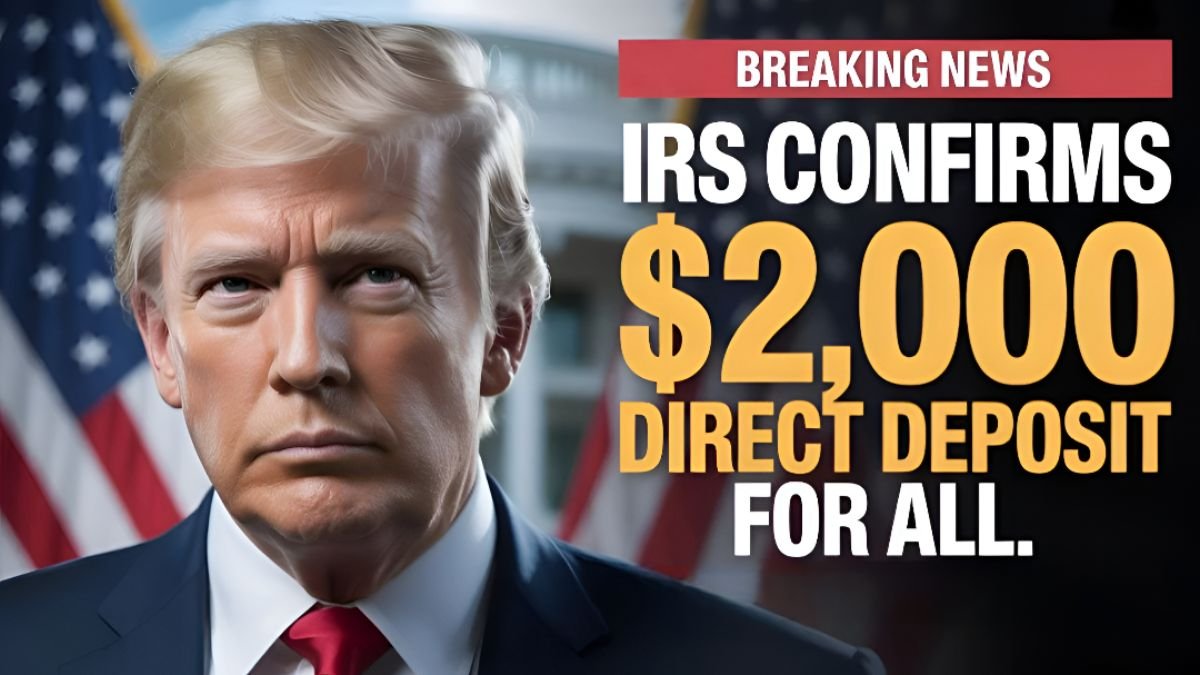 IRS Confirms $2,000 Direct Deposit for All — Payment will be started from 1st April