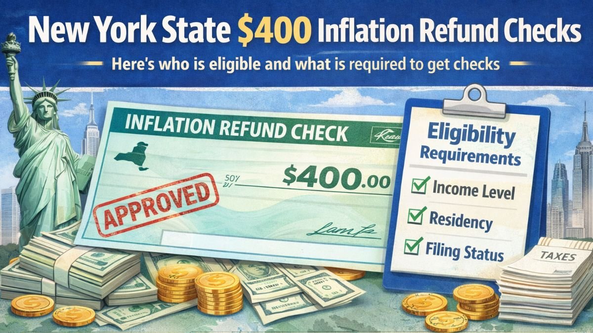 New York State $400 Inflation Refund Checks: Here’s who is eligible and what is required to get checks