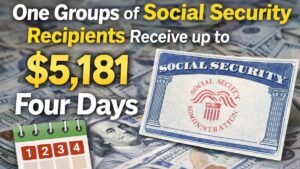 One Groups of Social Security Recipients Receive up to $5,181 Four Days