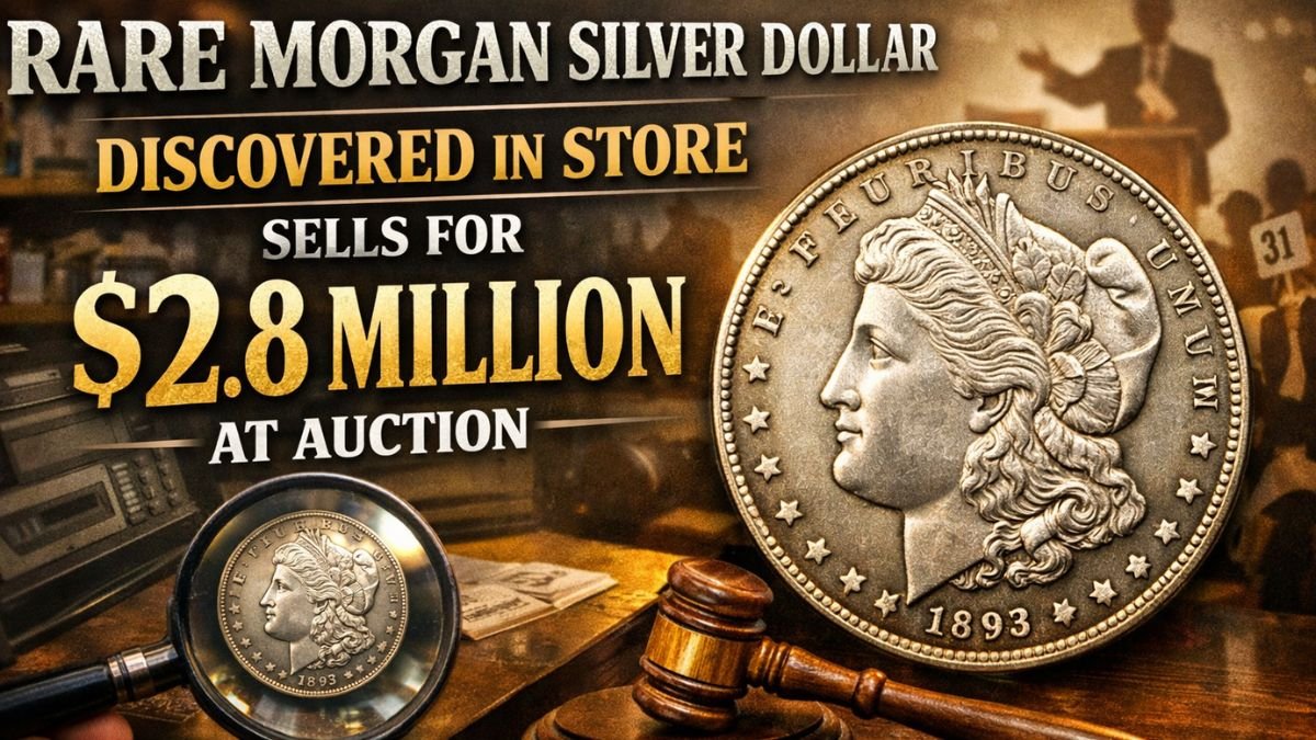 Rare Morgan Silver Dollar Discovered in Store Sells for $2.8 Million at Auction