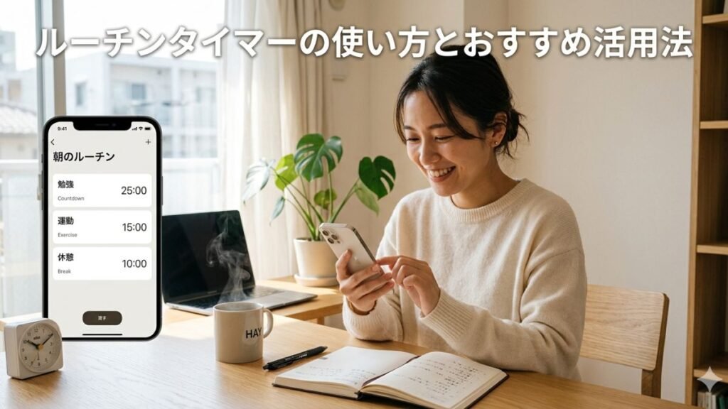 ルーチンタイマーの使い方とおすすめ活用法